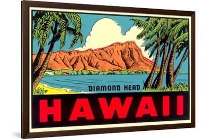 Diamond Head from Waikiki Beach, Hawaii Art Print | Art.com