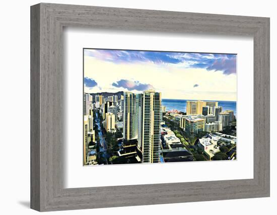 Diamond Head Peek-Heidi Bannon-Framed Photo