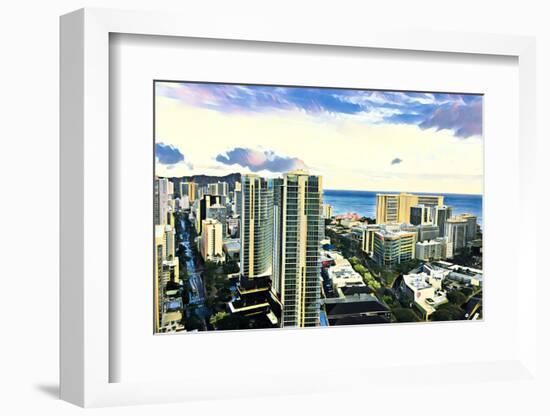 Diamond Head Peek-Heidi Bannon-Framed Photo