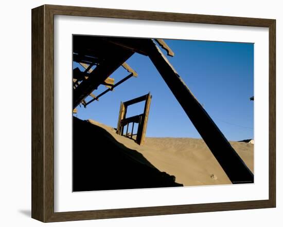 Diamond Mining Ghost Town, Kolmanskop, Namib Desert, Luderitz, Namibia, Africa-Steve & Ann Toon-Framed Photographic Print