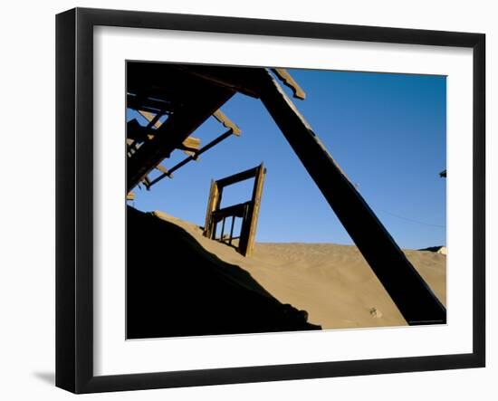 Diamond Mining Ghost Town, Kolmanskop, Namib Desert, Luderitz, Namibia, Africa-Steve & Ann Toon-Framed Photographic Print