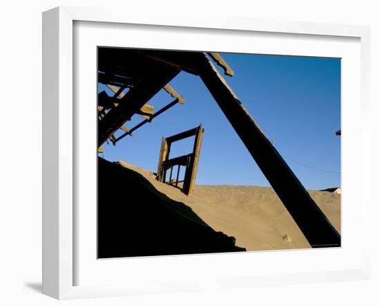 Diamond Mining Ghost Town, Kolmanskop, Namib Desert, Luderitz, Namibia, Africa-Steve & Ann Toon-Framed Photographic Print