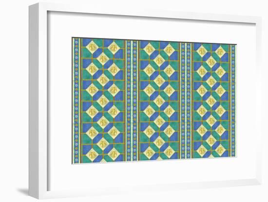 Diamond Pattern-Maria Trad-Framed Giclee Print