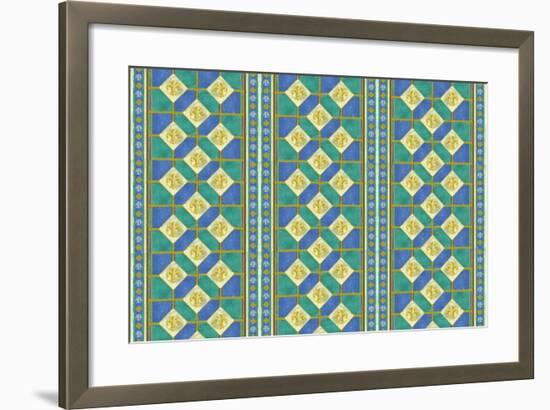 Diamond Pattern-Maria Trad-Framed Giclee Print