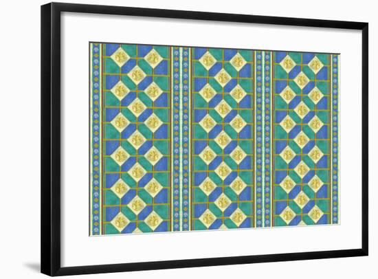 Diamond Pattern-Maria Trad-Framed Giclee Print