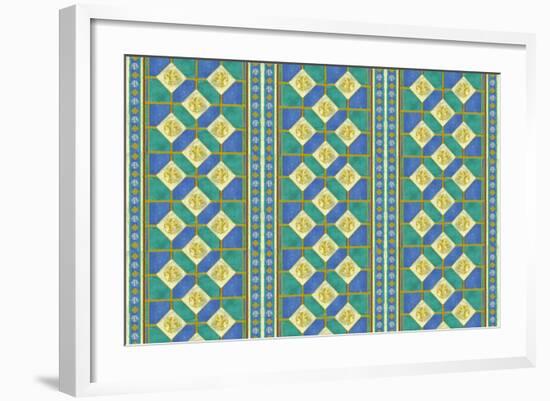 Diamond Pattern-Maria Trad-Framed Giclee Print