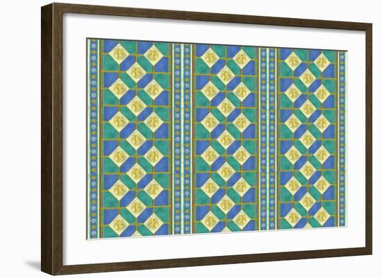 Diamond Pattern-Maria Trad-Framed Giclee Print