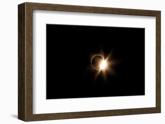 Diamond Ring Solar Eclipse August 2017, Grand Teton National Park-Vincent James-Framed Photographic Print