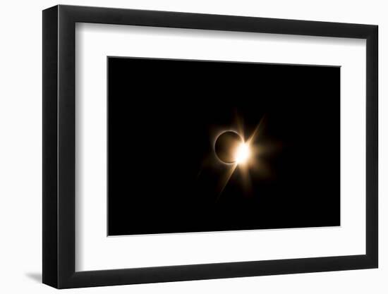 Diamond Ring Solar Eclipse August 2017, Grand Teton National Park-Vincent James-Framed Photographic Print