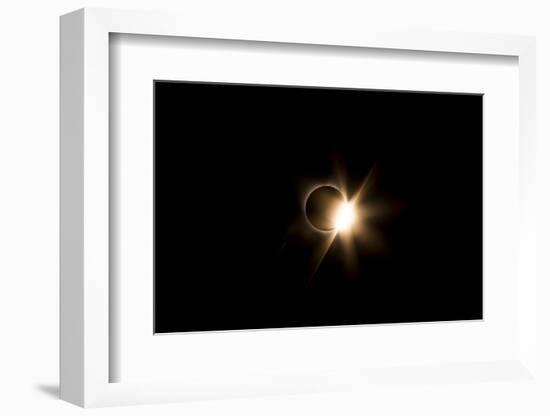 Diamond Ring Solar Eclipse August 2017, Grand Teton National Park-Vincent James-Framed Photographic Print