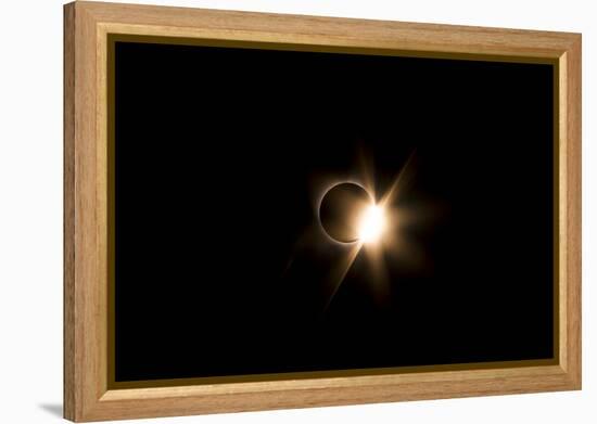 Diamond Ring Solar Eclipse August 2017, Grand Teton National Park-Vincent James-Framed Premier Image Canvas