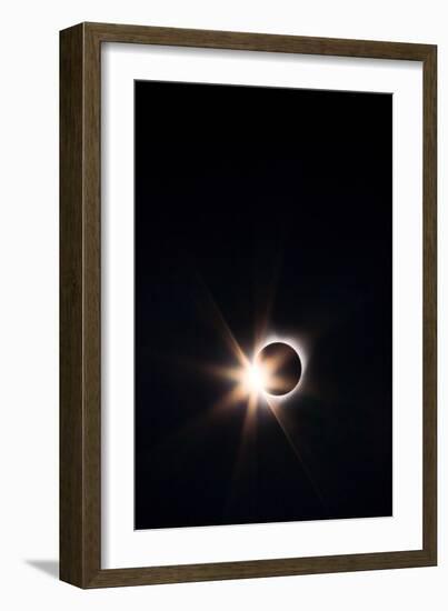 Diamond Ring Total Solar Eclipse 2017 Grand Teton National Park-Vincent James-Framed Photographic Print