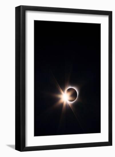 Diamond Ring Total Solar Eclipse 2017 Grand Teton National Park-Vincent James-Framed Photographic Print