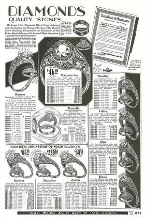 Sears store wedding rings