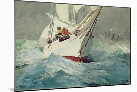 Diamond Shoal, 1905 (Oil on Canvas)-Winslow Homer-Mounted Giclee Print