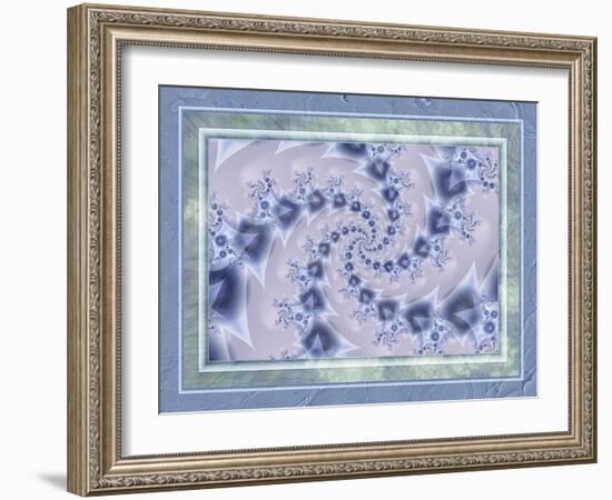 Diamond Twirl-Fractalicious-Framed Giclee Print