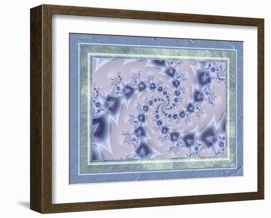 Diamond Twirl-Fractalicious-Framed Giclee Print