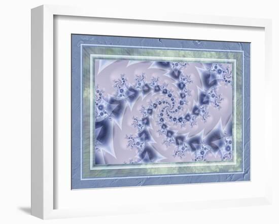 Diamond Twirl-Fractalicious-Framed Giclee Print