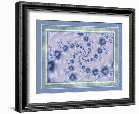 Diamond Twirl-Fractalicious-Framed Giclee Print