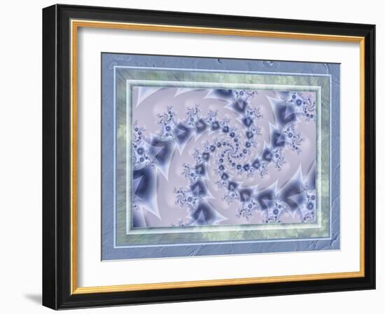 Diamond Twirl-Fractalicious-Framed Giclee Print