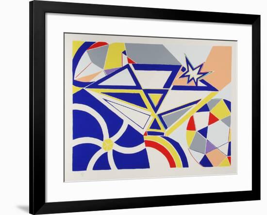 Diamond-Knox Martin-Framed Serigraph