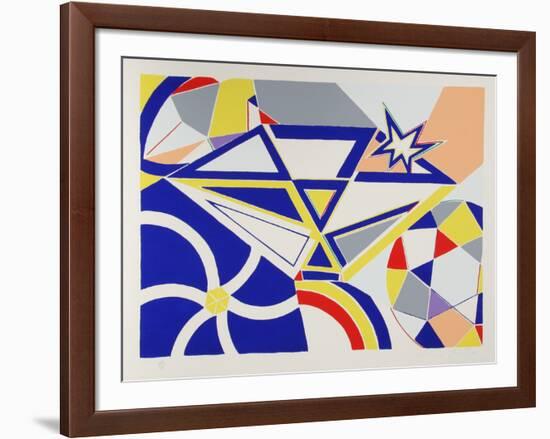 Diamond-Knox Martin-Framed Serigraph