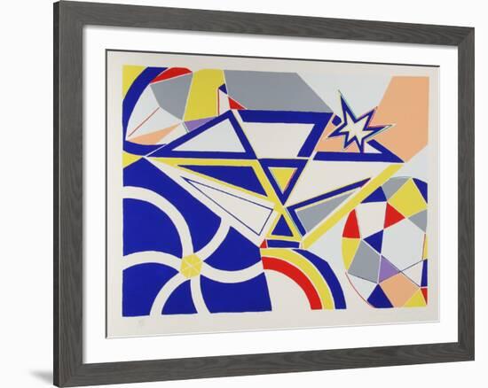 Diamond-Knox Martin-Framed Serigraph