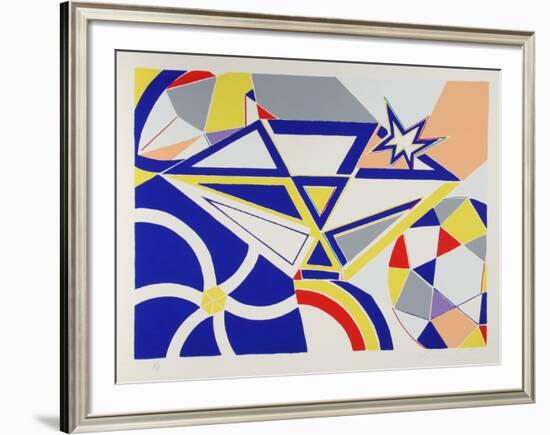 Diamond-Knox Martin-Framed Serigraph