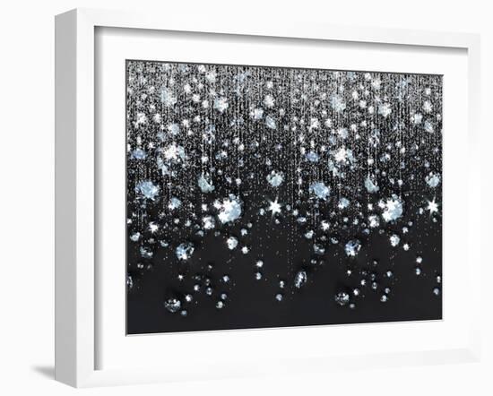 Diamonds-Kimberly Allen-Framed Art Print