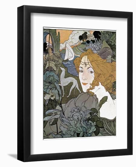 Diana, 1897-Georges de Feure-Framed Giclee Print