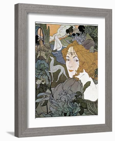 Diana, 1897-Georges de Feure-Framed Giclee Print