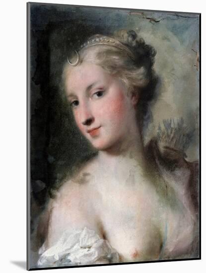 Diana, after 1746-Rosalba Giovanna Carriera-Mounted Giclee Print