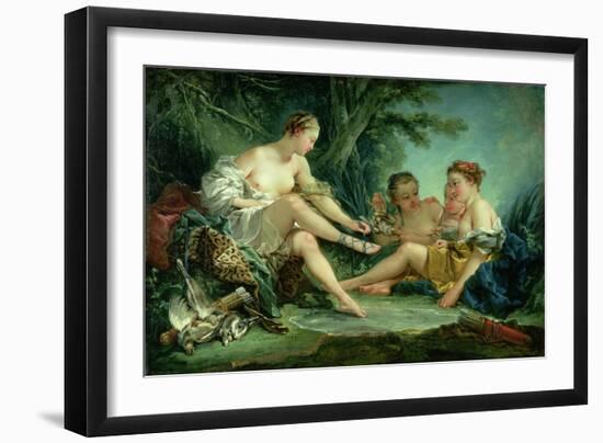 Diana after the Hunt, 1745-Francois Boucher-Framed Giclee Print