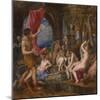 Diana and Actaeon, 1556-1559-Titian (Tiziano Vecelli)-Mounted Giclee Print