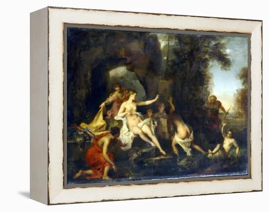 Diana and Actaeon, 1732-Louis Galloche-Framed Premier Image Canvas