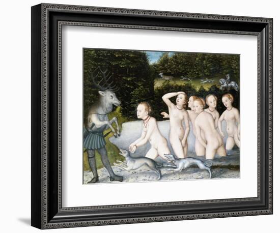 Diana and Actaeon-Lucas Cranach the Elder-Framed Giclee Print