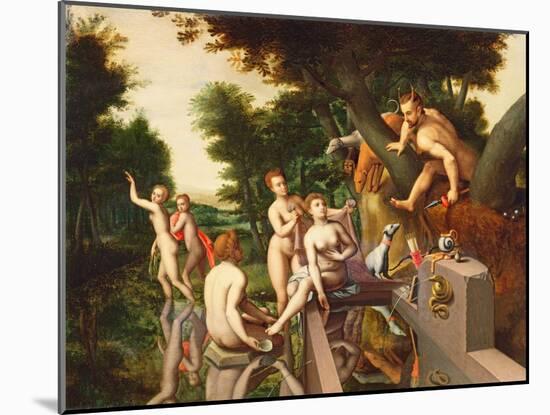 Diana and Actaeon-Francois Clouet-Mounted Giclee Print