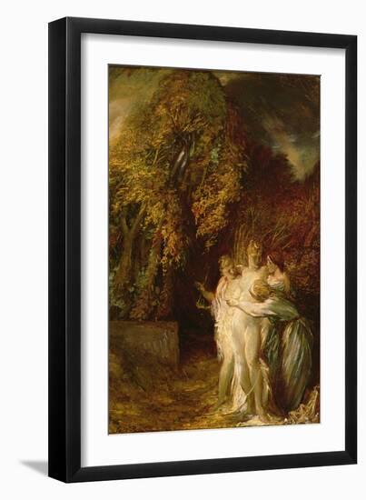 Diana and Acteon (Oil on Canvas)-Glyn Warren Philpot-Framed Giclee Print