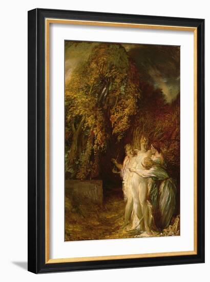 Diana and Acteon (Oil on Canvas)-Glyn Warren Philpot-Framed Giclee Print