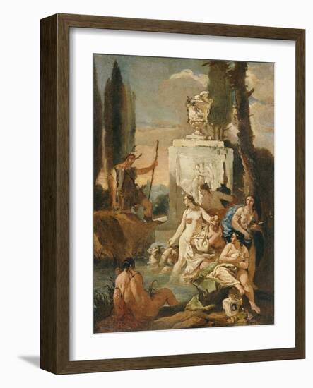 Diana and Acteon-Giovanni Battista Tiepolo-Framed Giclee Print