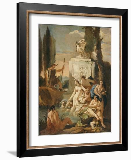 Diana and Acteon-Giovanni Battista Tiepolo-Framed Giclee Print