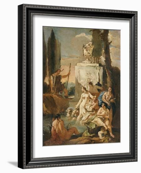 Diana and Acteon-Giovanni Battista Tiepolo-Framed Giclee Print