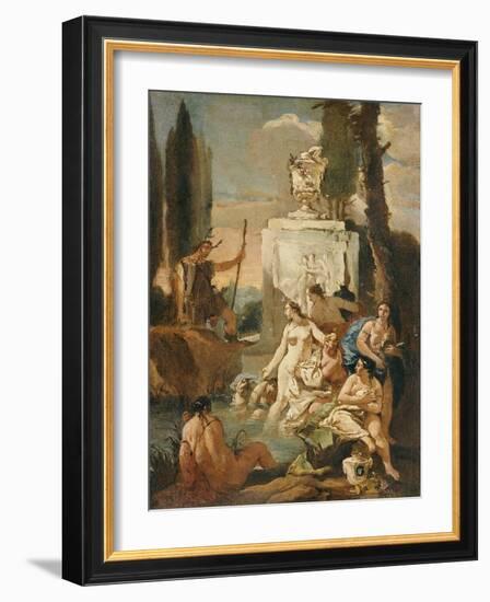 Diana and Acteon-Giovanni Battista Tiepolo-Framed Giclee Print