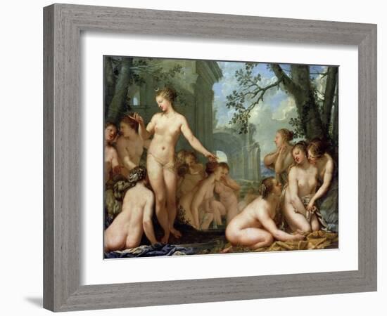 Diana and Callisto, 17th Century-Pietro Liberi-Framed Giclee Print