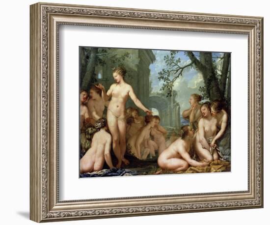 Diana and Callisto, 17th Century-Pietro Liberi-Framed Premium Giclee Print