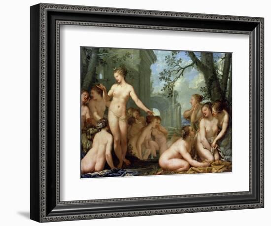 Diana and Callisto, 17th Century-Pietro Liberi-Framed Premium Giclee Print