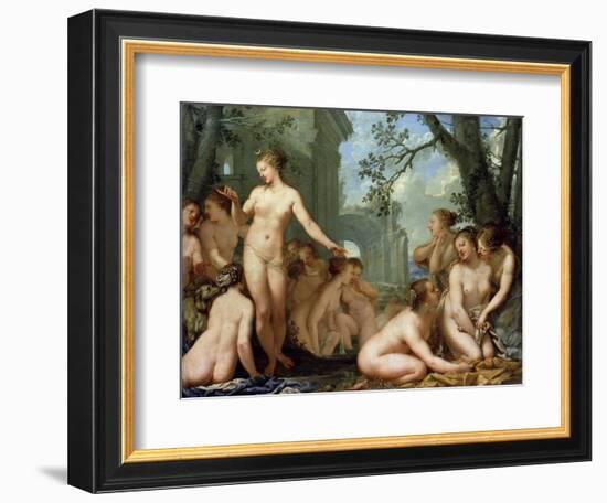 Diana and Callisto, 17th Century-Pietro Liberi-Framed Giclee Print