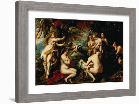 Diana and Callisto-Peter Paul Rubens-Framed Giclee Print