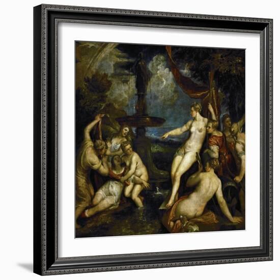 Diana and Callisto-Titian (Tiziano Vecelli)-Framed Giclee Print