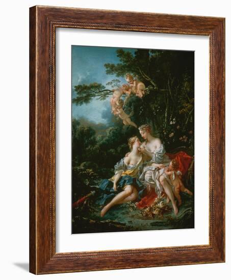 Diana and Calypso-Francois Boucher-Framed Giclee Print